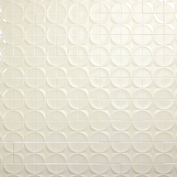 Daltile Contempee Jasmine 4-in x 4-in Glossy Ceramic Handcrafted look Wall Tile product image