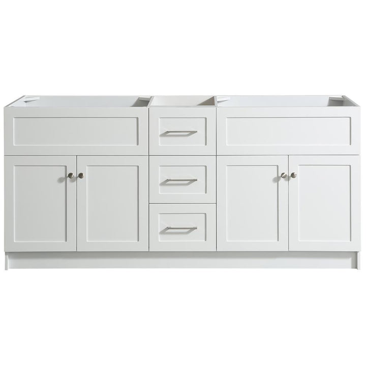 Hamlet 72 in. W x 21.5 in. D x 33.5 in. H Bath Vanity Cabinet Only in White - Super Arbor