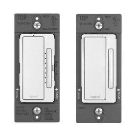 Legrand Radiant 450-Watt Multi-Location White Illuminated Master Dimmer LED Dimmer - Hardwarestore Delivery