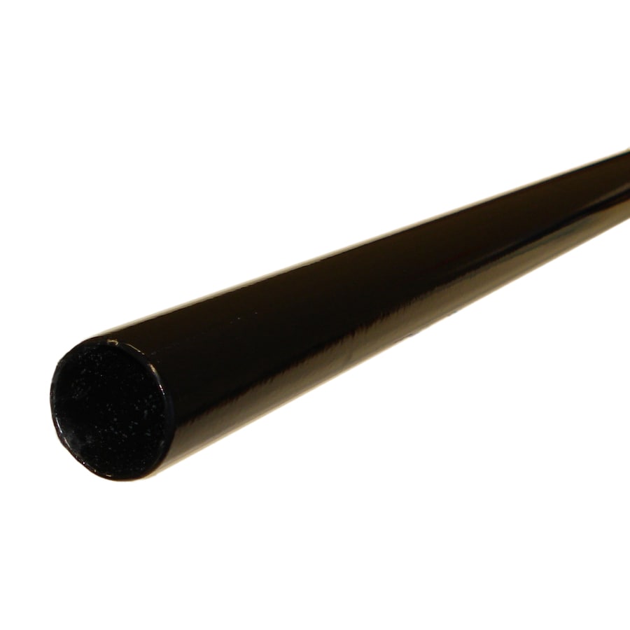 6-ft H 16-Gauge Black Steel Line Chain Link Fence Post