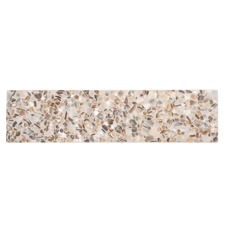 Apollo Tile Amalfi Ivory White with Copper flecks 3-in x 12-in Glossy Natural shell Patterned Floor and Wall Tile product image