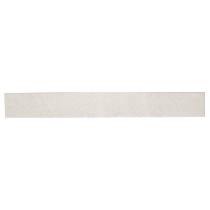 Apollo Tile Cordera Soft White 3-in x 24-in Matte Porcelain Encaustic Floor and Wall Tile product image