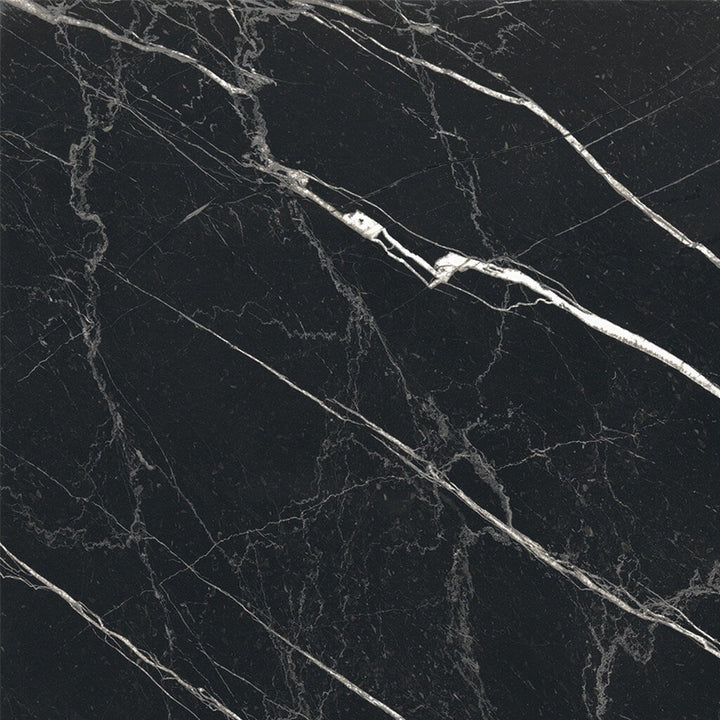 Apollo Tile Regalia Nero Black 24-in x 24-in Matte Porcelain Encaustic Floor and Wall Tile product image