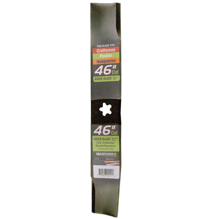 MaxPower 46 in. Standard Mower Blade for Riding Mowers, 1-Pack