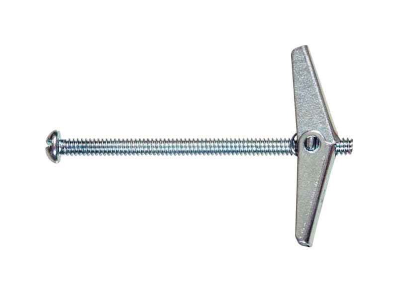 Hillman Power-Stud 5/16 in. x 4 in. Round White Steel Toggle Bolt, 10-Pack