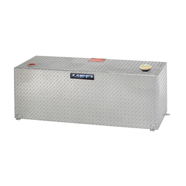 Lund 98 Gal. Aluminum Rectangular Truck Transfer Tank, Silver - Super Arbor