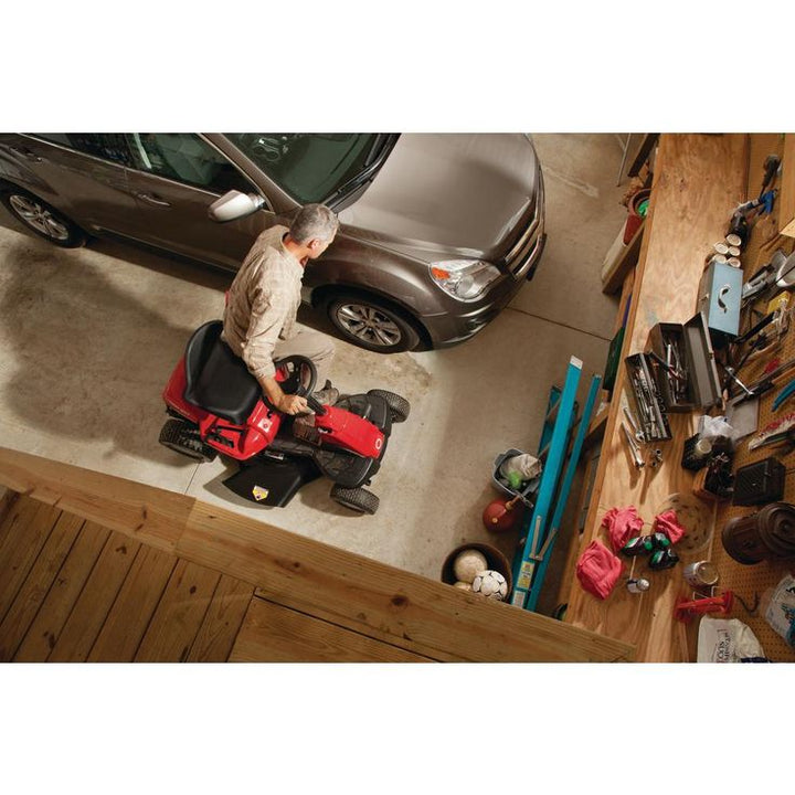 Troy-Bilt TB 30 in. 382 cc Auto-Choke Engine 6-Speed Manual Drive Gas Rear Engine Riding Lawn Mower with Mulch Kit Included