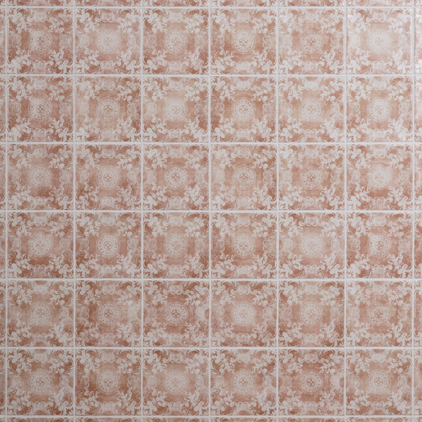 Artmore Tile Paula Purroy Reverie Cala Terracotta 5-in x 5-in Matte Ceramic Encaustic Wall Tile product image