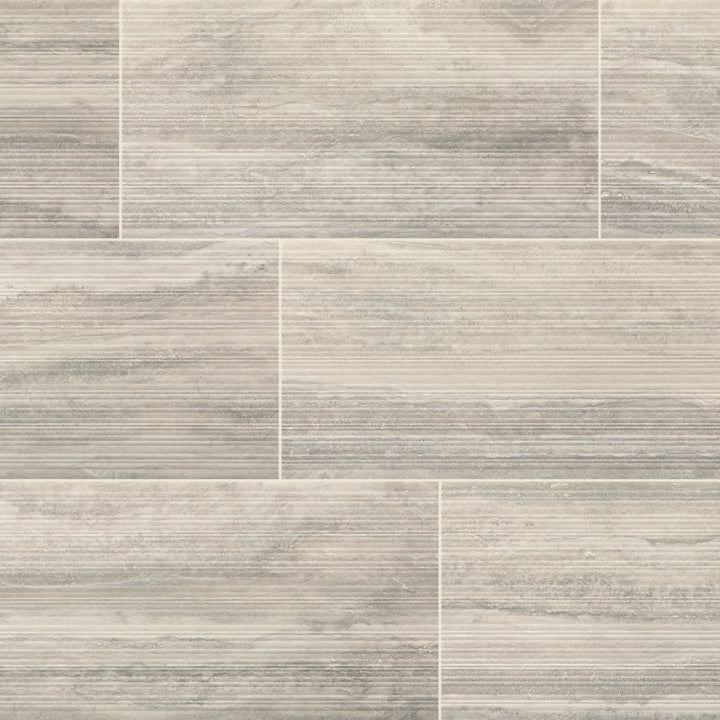 Daltile Calligo Nimbus 12-in x 24-in Matte Ceramic Fluted Wall Tile product image