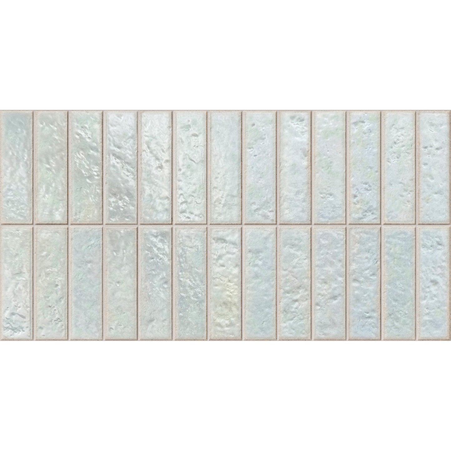 Giorbello Villora Aqua 12-in x 24-in Glazed Porcelain Handcrafted look Wall Tile product image