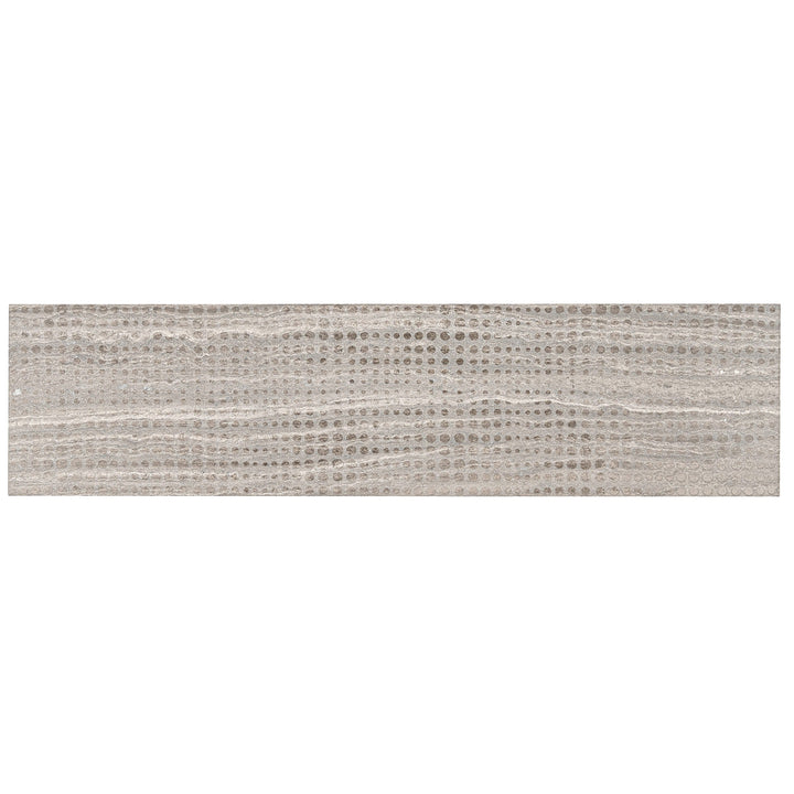 Apollo Tile Artisana Wooden Grey 3-in x 12-in Grooved Natural stone Marble Wood look Floor and Wall Tile product image
