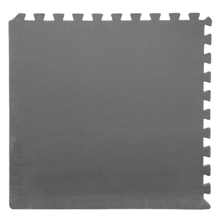 Stalwart Grey 24 in. x 24 in. x 0.375 in. Interlocking EVA Foam Floor Tile (6-Pack)
