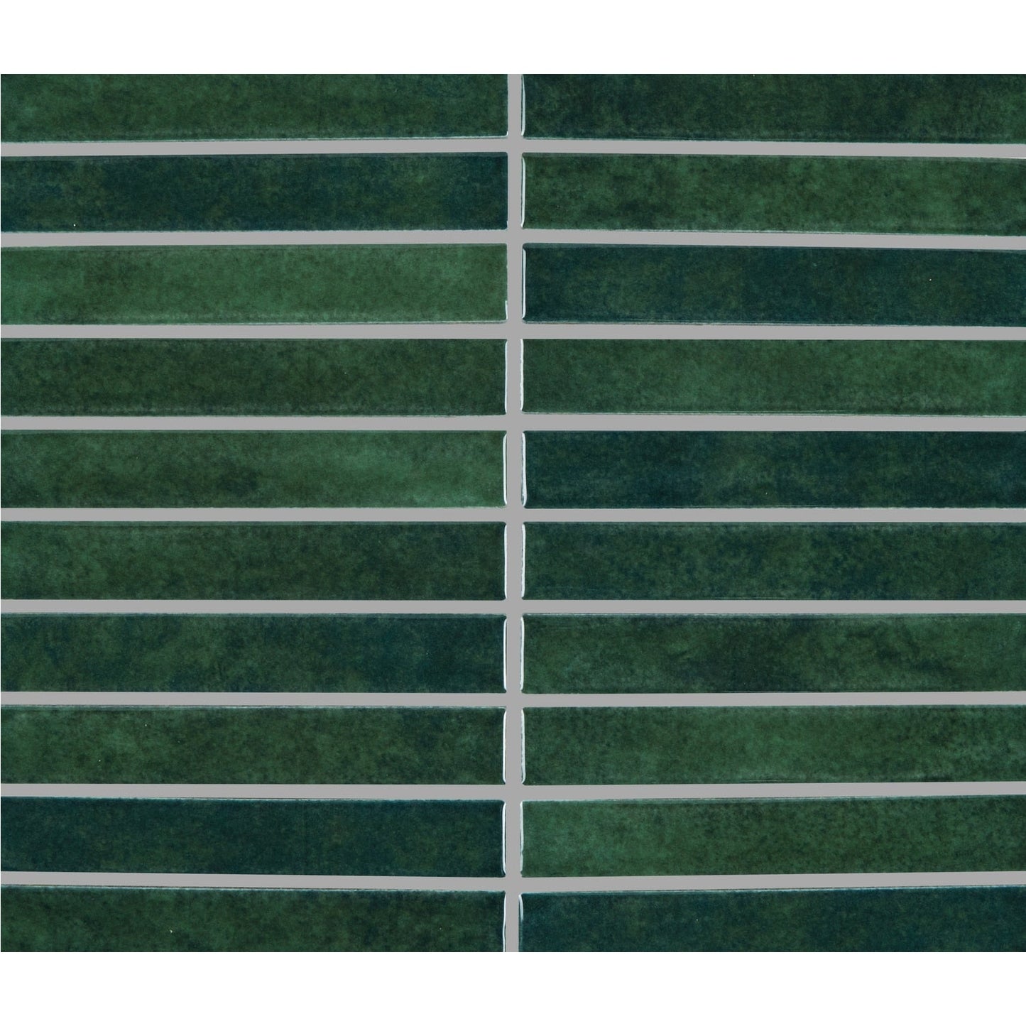 Daltile Handcrafted Artistry Emerald 10-in x 12-in Glossy Ceramic Handcrafted look Mosaic Wall Tile product image