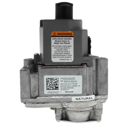 Lennox 85K35 gas valve - side view (Product Type: Gas Valve)
