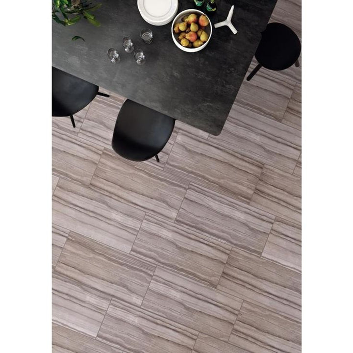 Emser Chronicle Script Porcelain Bullnose Tile (3-in x 24-in)
