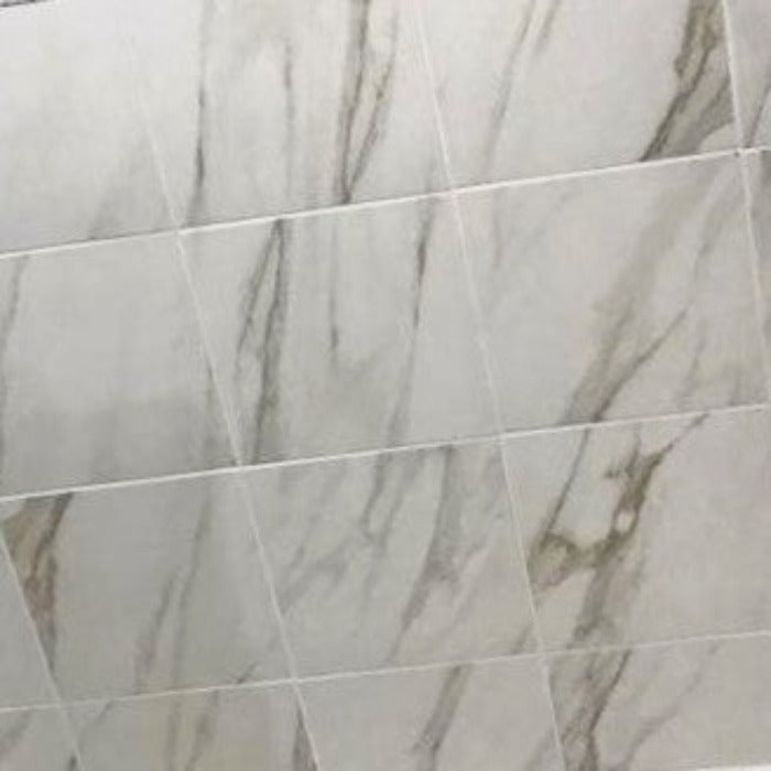 Selwyn Bianco Calacatta 12 in. x 12 in. Glazed Porcelain Floor and Wall Tile (552.9 sq. ft./Pallet)