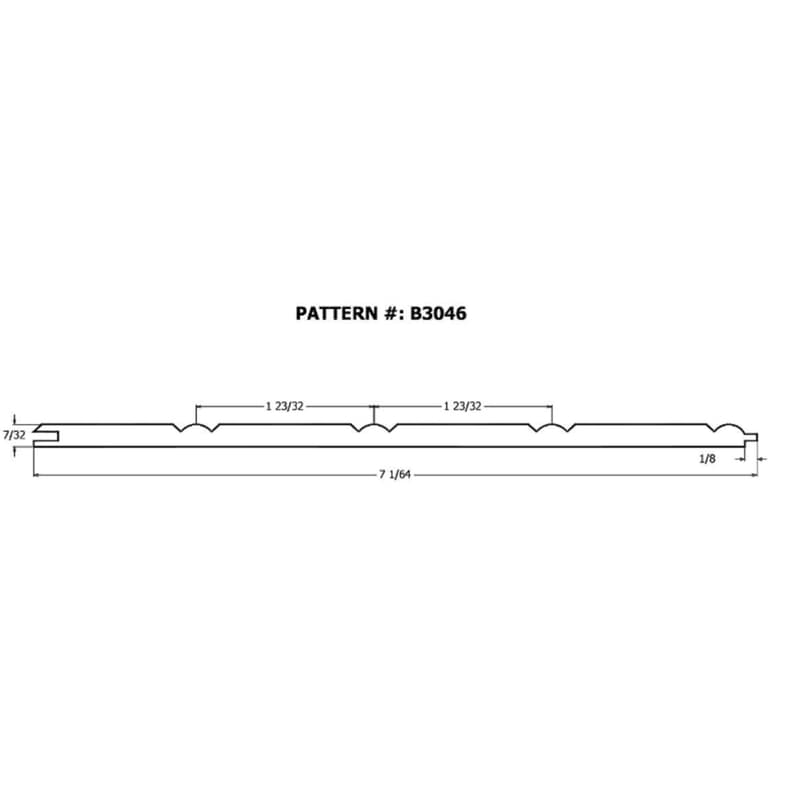 Alexandria Moulding 1/4 in. H x 32 in. L Primed White MDF Wall Panel