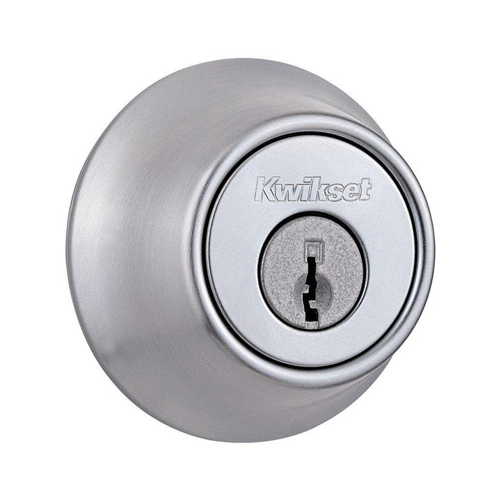 660 Series Satin Chrome Single Cylinder Deadbolt - Super Arbor