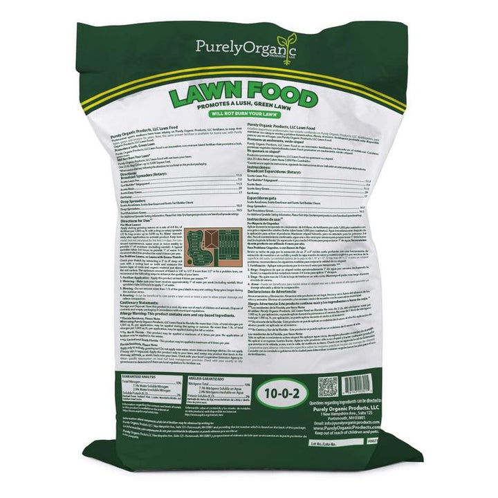 Purely Organic Products 25 lb. Lawn Food Fertilizer