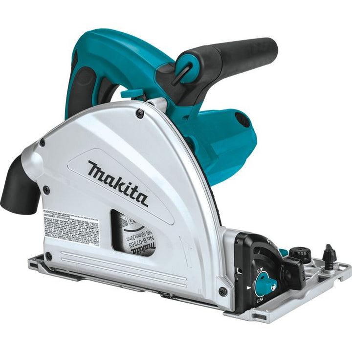 12 Amp 6-1/2 in. Plunge Circular Saw with 55 in. Guide Rail and Guide Rail Clamp (2-Pack)