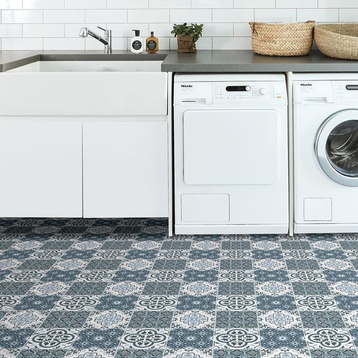 FloorPops Myriad 12 in. x 12 in. Peel and Stick Virgin Vinyl Floor Tiles (10-Pack)