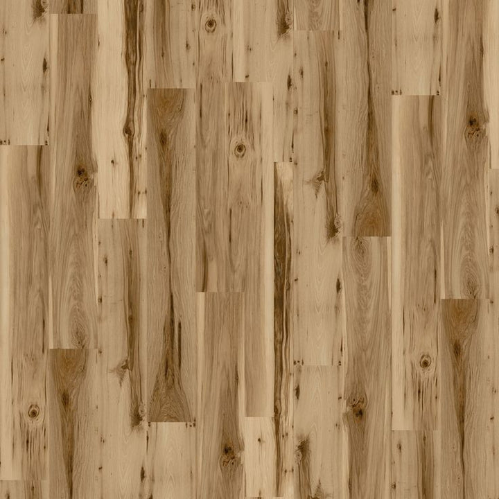 Style Selections (Sample) Jamestown Hickory Water Resistant Wood Look Interlocking Luxury Vinyl Plank