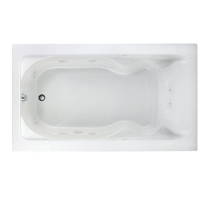 Cadet EverClean 72 in . x 42 in. Whirlpool Tub in White - Super Arbor