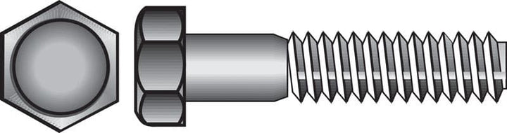 Hillman 1/4 in. Diameter x 1 in. Length Hot-Dipped Galvanized Steel Hex Bolt, Coarse Thread, 100-Pack