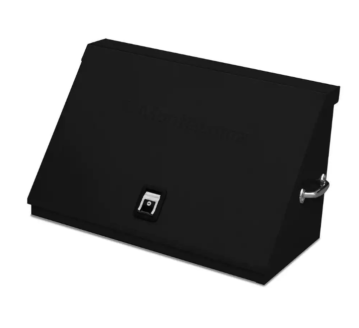 37 in. W x 18 in. D Portable Triangle Top Tool Chest for Sockets, Wrenches and Screwdrivers in Black Powder Coat