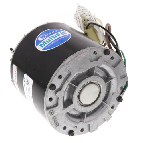 Century 9723 inducer motor - side view (Type: Permanent Split Capacitor; Voltage: 208/230V, 230V, 208V)