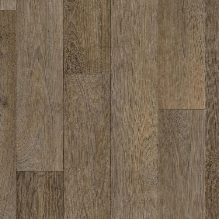 TrafficMASTER Greyed Oak Plank Residential Vinyl Sheet, Sold by 12 ft. Wide x Custom Length