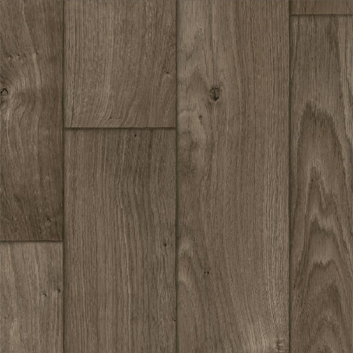 IVC Ash Brown Oak Residential Vinyl Sheet, Sold by 13.2 ft. Wide x Custom Length
