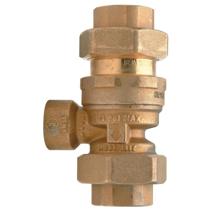 Zurn 1/2 in. Bronze Dual Check Valve Backflow Preventer with Atmospheric Venting - Super Arbor