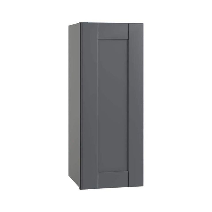 Home Decorators Collection Washington 12 in. W x 12 in. D x 30 in. H Assembled Plywood Wall Kitchen Cabinet in Valiant Onyx with Soft Close Door