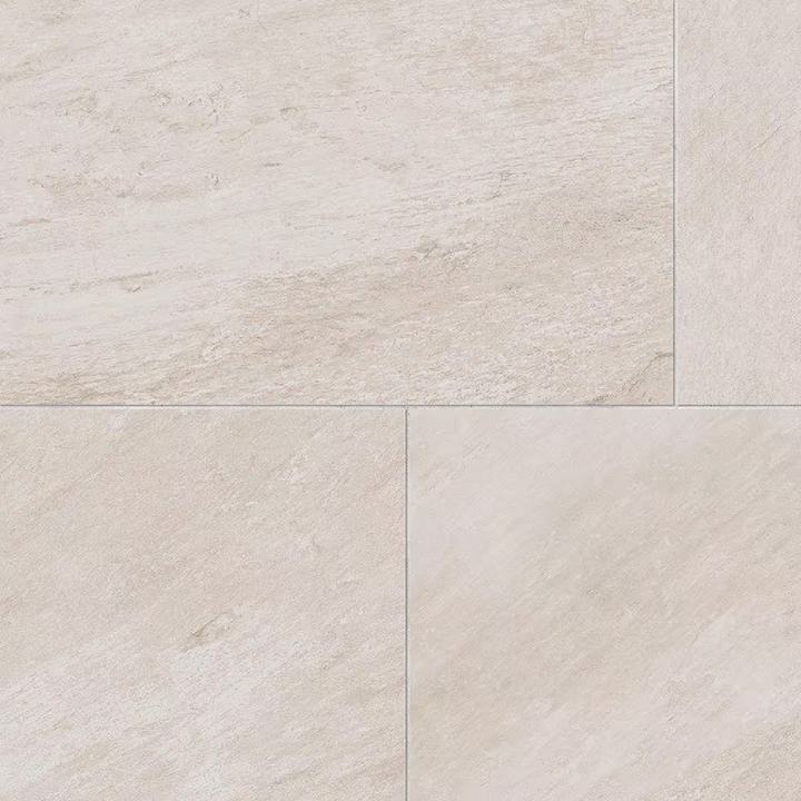 Alpe Ivory 24"x48" Quartzite-Look Porcelain Floor & Wall Tile, 15.50 sq. ft. Case