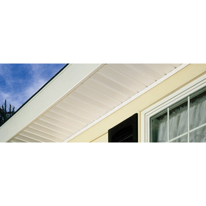 CertainTeed Value T4 Soffit 12" x 12' Solid Colonial White