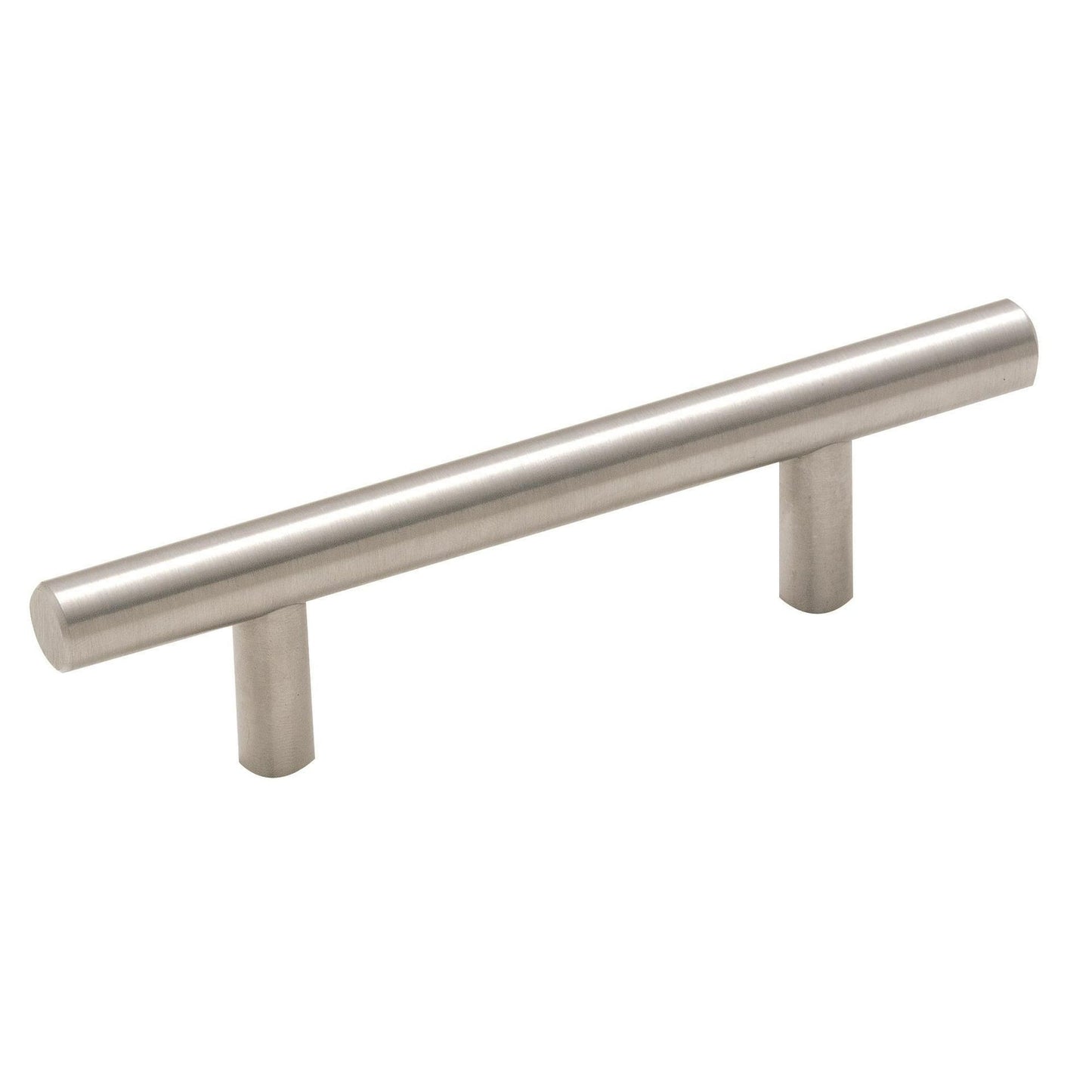 Amerock Bar Pulls 3 in (76 mm) Center-to-Center Sterling Nickel Cabinet Pull, 25-Pack