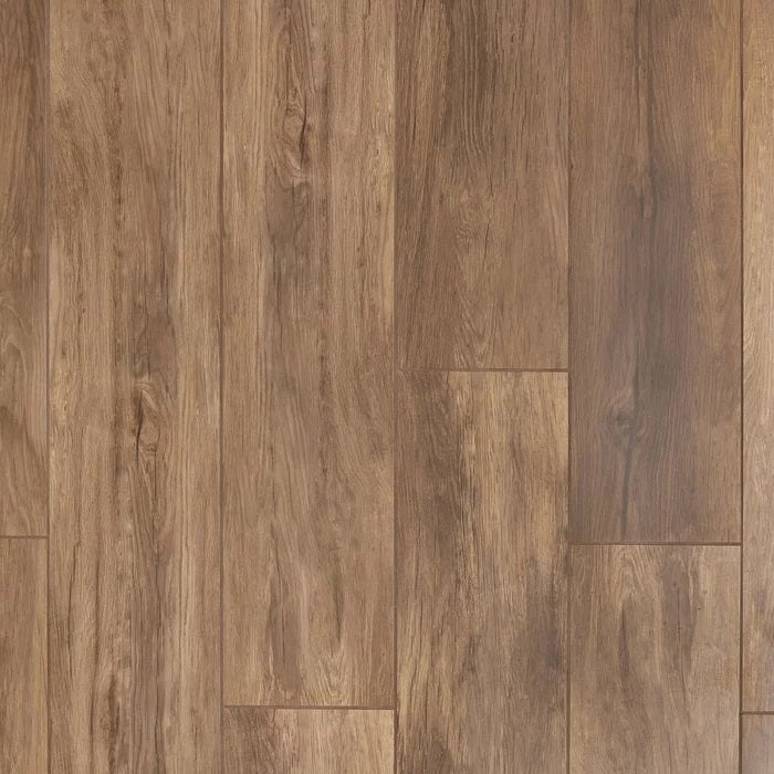 Austel Brown Wood Plank Porcelain Tile
