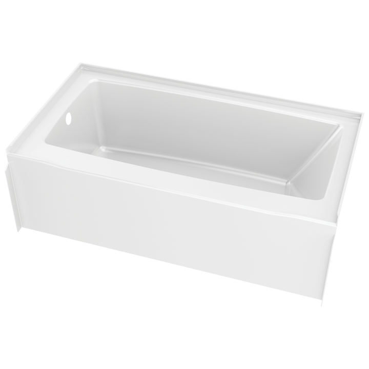 Delta Classic 500 60 in. x 32 in. Soaking Bathtub with Left Drain, High Gloss White