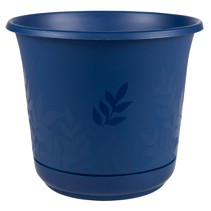 Bloem Freesia Planter w/ Saucer 8" Classic Blue