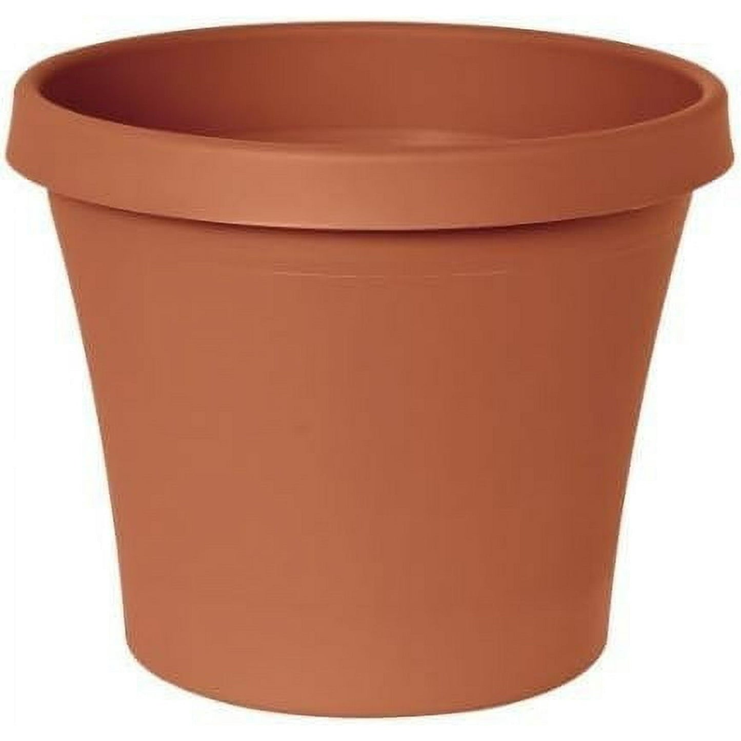 Bloem Terrapot 14.2 in. H x 16 in. Dia. Resin Traditional Planter Terracotta Clay
