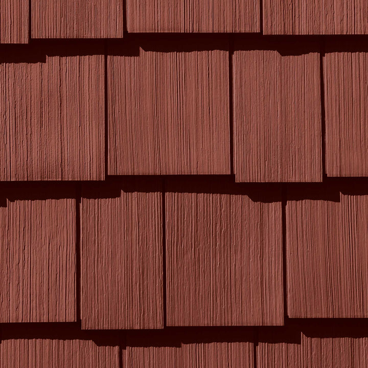 CertainTeed Cedar Impressions D7 Staggered Perfection Shingle Vinyl Siding Autumn Red