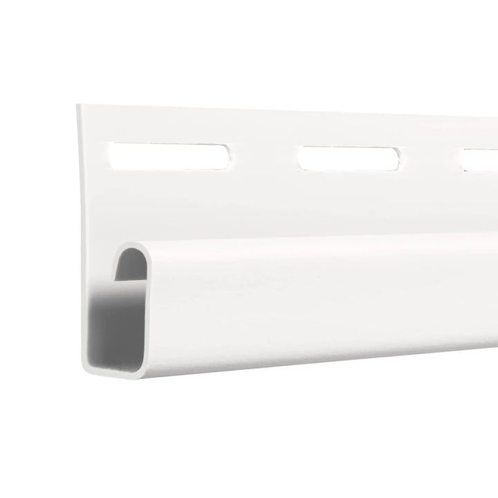 CertainTeed Vinyl Pocket J-Channel Colonial White