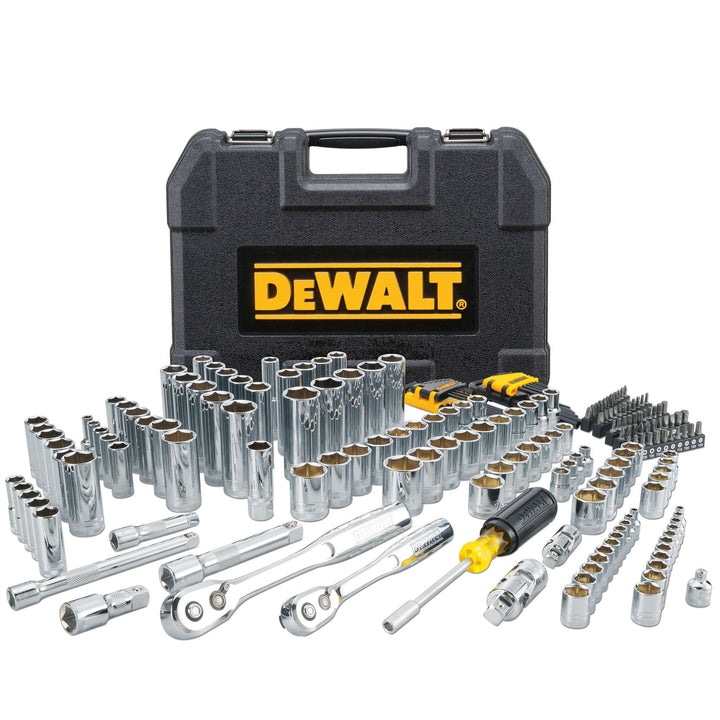 DEWALT 1/4 in., 3/8 in., and 1/2 in. Drive Polished Chrome Mechanics Tool Set, 200-Piece (DWMT45007)