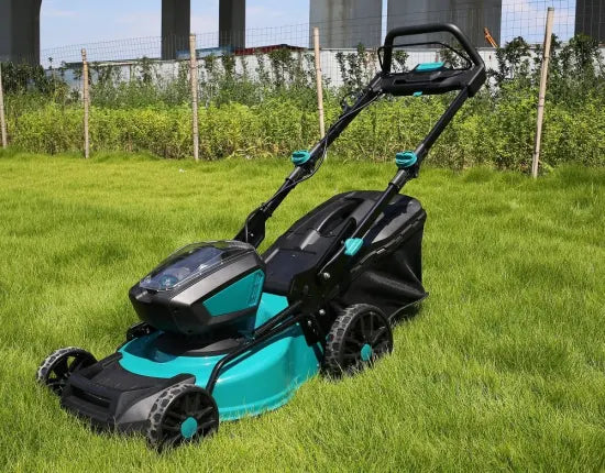 Electric Gardening Tools Liangye 40V Rechargeable Battery Operated Lawnmower with Mulching