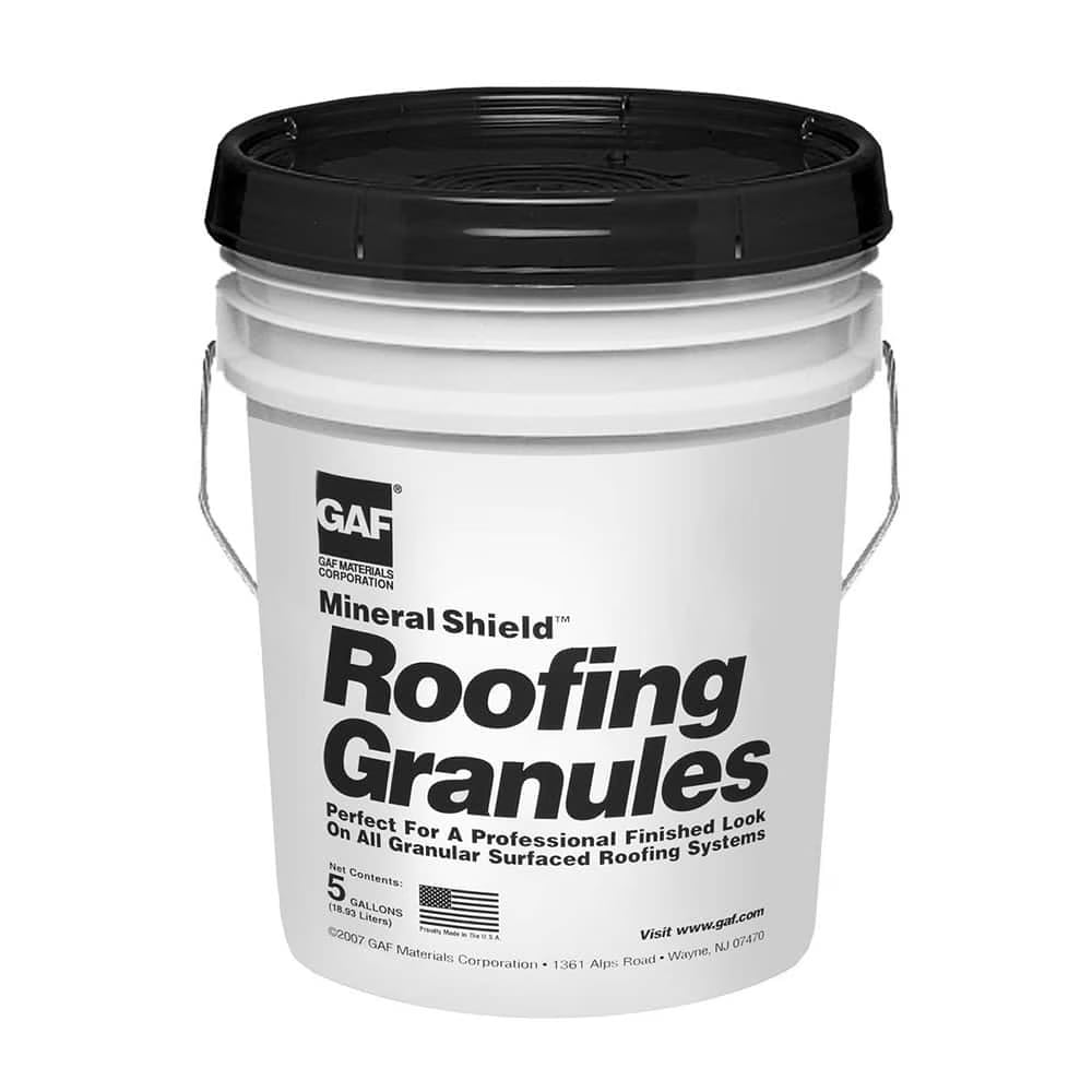 GAF Mineral Shield Roofing Granules White