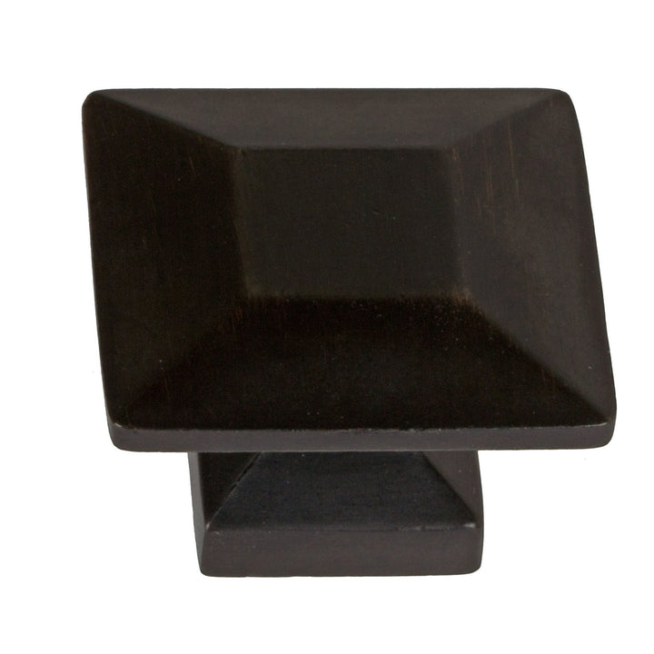 GlideRite 1.375 in. Modern Square Cabinet Knobs, Oil Rubbed Bronze, Pack of 10
