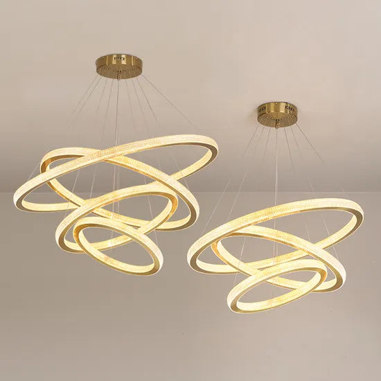 DLSS LIGHTING Hotel Pendant Lighting Indoor Living Aluminum Chandelier for Home Decor Modern Lamp