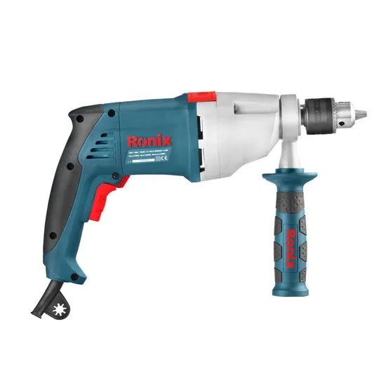 Impact Drill 13mm Keyed Ronix 2220 Model Electric Rotary Hammer Drilling Machine Demolish Power Tools