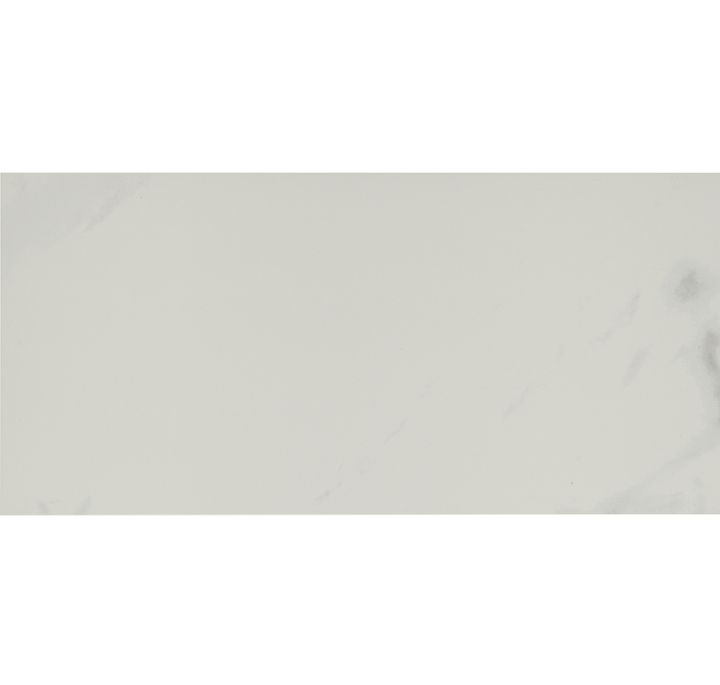 Lenci White Matte Porcelain Wall and Floor Tile - 12 x 24 in.
